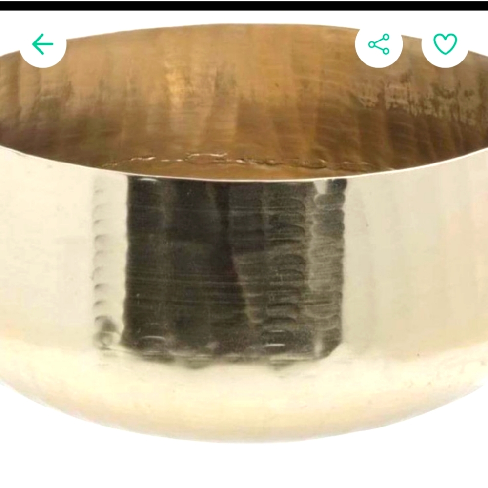 Beautiful hammered gold bowl